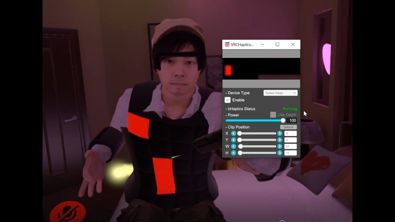 How to setup bHaptics TACTOT vest for VRChat (Feel touches in VRChat!)