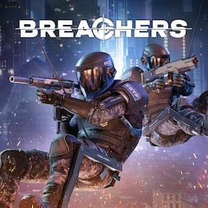 In Breachers, you plan your assault or orchestrate your defense as a team through intense close-quarters combat. Whether you play as an enforcer or a revolter, master your nifty gadgetry, customize your powerful weaponry and beat your opponents in stunning environments. Intuitive to grasp. Endlessly playable.